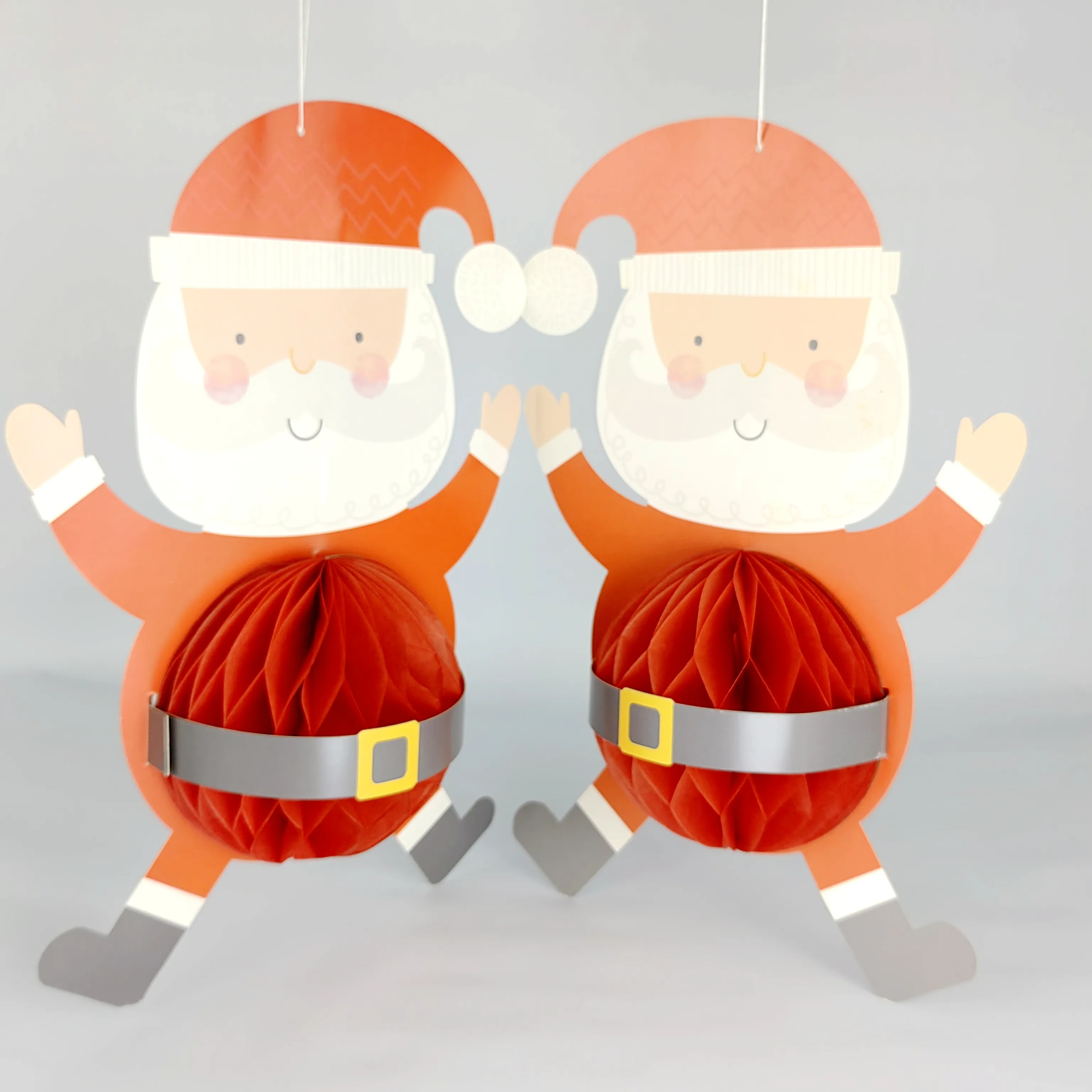 Christmas Doll Ornaments Decor Stuffed Plush Gnome Santa Customized for Christmas Item honey comb santa