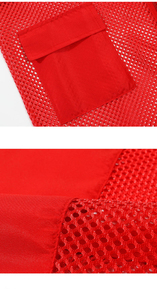 Tùy Chỉnh An Toàn Áo Khoác Phản Quang Làm Việc Với Túi Logo Lưới Thoáng Khí An Toàn Vest Câu Cá Áo Khoác - Product Image 3