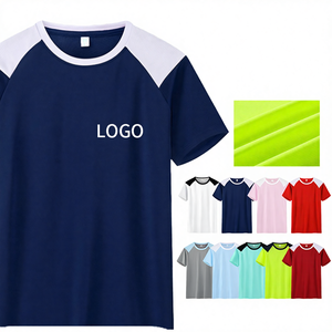 T-shirt de sport pour homme à manches courtes, coupe classique, séchage rapide, anti-boulochage, motif géométrique, logo imprimé, polyester, Dry-fit - Product Image 3