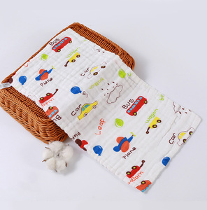 Parches de 6 capas para bebés, almohadillas para los hombros, antivaho, leche suave, babero de muselina, bonita impresión, <span class=keywords><strong>toalla</strong></span> para bebé - Product Image 4
