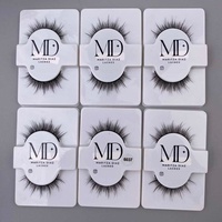 Faux cils personnalisés avec LOGO, cils quotidiens en bande, style manga/anime, cils naturels courbés, cils de cosplay