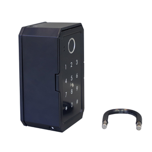 Lock box Anti-sawing Waterproof IP65 BLE Keyless Entry Fingerprint mounted security any kind key storage lock box