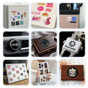 Adesivi 3D impermeabili <span class=keywords><strong>BONI</strong></span> con logo per auto o pacchi, etichette personalizzate in resina epossidica a cupola, adesivi a cupola su fogli - Product Image 4