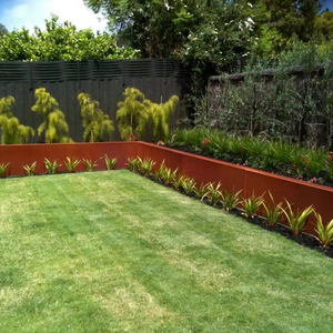 ขอบสวนโลหะทนทานสำหรับงานอุตสาหกรรม ตกแต่งสวนด้วยเหล็กคอร์เทนสไตล์อาร์ตเดโค ปรับแต่งขนาดได้ ใช้งานกลางแจ้ง กันน้ำ - Product Image 1