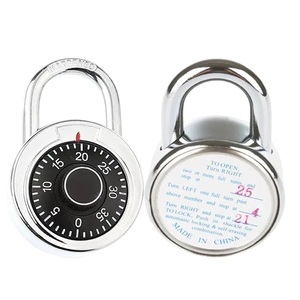 <span class=keywords><strong>Cadenas</strong></span> <span class=keywords><strong>à</strong></span> combinaison numérique rotatif 50 mm en alliage de zinc, construction <span class=keywords><strong>solide</strong></span>, résistant aux intempéries, pour bagages de voyage - Product Image 6