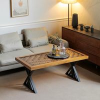Pieds de meubles industriels en fonte noire en forme de V de 18 pouces, robustes, pour tables d'appoint, tables de nuit et bureaux