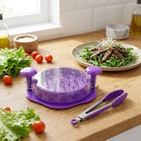 Outil professionnel pour déchiqueter le poulet, déchiqueteur de poitrine de poulet grand format avec brosse et fourchette, antidérapant et visible, pour la cuisine et le barbecue