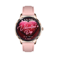 Nuevo Reloj Inteligente HK38 Classic AMOLED 2026, Cuerpo Delgado con Diamantes, Reloj Inteligente para Mujer, Monitor de Frecuencia Cardíaca, SpO2, Rastreador de Actividad Física