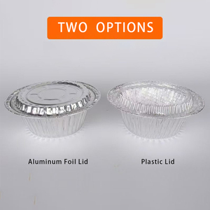 Tốt nhất priceb thân thiện với môi dùng một lần nhôm lá Hộp thực phẩm 18460 Vòng lá nướng bát có nắp đậy cho takeout <span class=keywords><strong>container</strong></span> - Product Image 5
