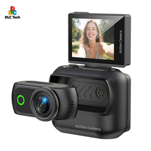 Caméra d'action magnétique DLC avec écran réversible, caméra sport pour vlog, photographie au ralenti, photographie en time-lapse, multi-perspectives - Product Image 1