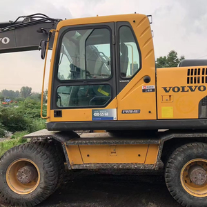 Venta barata 14,5 toneladas de excavadora de ruedas <span class=keywords><strong>Volvo</strong></span> 145 <span class=keywords><strong>original</strong></span> importada de segunda mano 90% Nueva excavadora de ruedas usada <span class=keywords><strong>Volvo</strong></span> 145 - Product Image 4