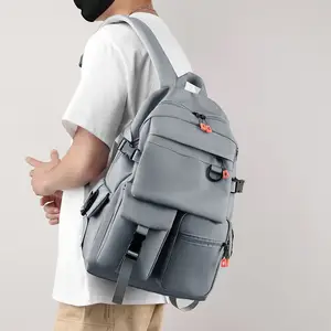 New Business Leisure Men's Backpack Travel Backpack Computer Bag Tooling Trend Large Capacity Double Backpack