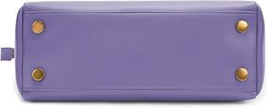 Bolso de Hombro de Lujo Personalizado con Logotipo, Clásico, para Mujer, en Piel Sintética Morada, con Cierre de Cremallera, Impermeable, de Gran Capacidad - Product Image 5