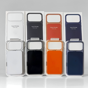 <span class=keywords><strong>Coque</strong></span> transparente colorée en acrylique rigide pour chargement magnétique sans fil pour <span class=keywords><strong>iPhone</strong></span> 17 Pro Max Mini XS XR - Product Image 1