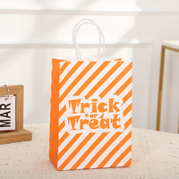 Halloween Tote Papiertüten für Geburtstags feiern Graduierungen Muttertag Silvester Kraft Candy Bags mit "Danke" Nachricht