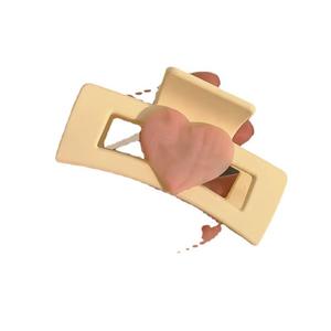 مشابك شعر على شكل قلب لطيفة بالجملة، مشابك شعر على شكل قلب الحب للتصفيف وربط الشعر، إكسسوارات شعر احترافية - Product Image 4