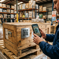 Étiquettes de traçabilité personnalisées en acier inoxydable et aluminium avec code QR gravé au laser, numéros de série, certifiées ISO9001, design moderne pour
