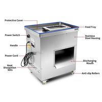 Trancheuse et déchiqueteuse à viande industrielle en acier inoxydable, machine à découper en cubes de steak et de bœuf