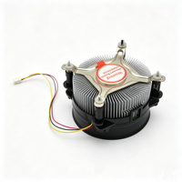 Snowman — refroidisseur de processeur Intel LGA 775/1155, avec ventilateur de refroidissement de processeur silencieux 92mm