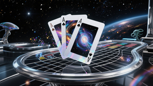 บัตรเล่นตามสั่งแนววิทยาศาสตร์ของจักรวาลบรรยากาศทางเทคโนโลยีในฝันลึกลับสำหรับโอกาสของการ์ดเกมการ์ดออกแบบได้ตามต้องการ - Product Image 6