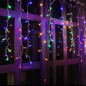 Cortina de luces LED con Estrellas parpadeantes para Navidad, Primavera, Festival - Product Image 2