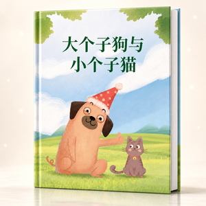 หนังสือภาพคลาสสิกเรื่องมิตรภาพระหว่างสุนัขและแมวสำหรับเด็กอ่านก่อนนอน หนังสือเรียนภาษา<span class=keywords><strong>จีน</strong></span>สำหรับเด็ก - Product Image 1