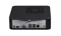 ELSKY-Fabricante I3HGP DDR3, Mini PC Barebone, I3, I5, I7, Ubuntu, 8GB, 256GB, DC12V5A, alimentación para cliente ligero