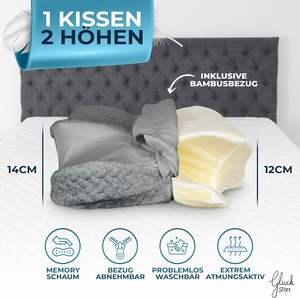 Sakit leher ortopedi terbuat dari bantal penopang leher busa memori bantal kepala ergonomis bantal Tidur samping abu-abu - Product Image 2