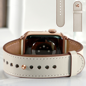 Cinturino per orologio da donna regolabile 38mm 40mm 41mm in vera <span class=keywords><strong>pelle</strong></span> per <span class=keywords><strong>apple</strong></span> <span class=keywords><strong>watch</strong></span> 45mm 44mm 42mm cinturino in <span class=keywords><strong>pelle</strong></span> - Product Image 2