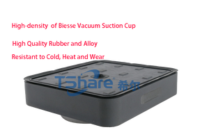 Tshare As24m00246 132X146X29mm Grey <strong>Biesse</strong> Rover <strong>CNC</strong> Plastic Rubber Vacuum Pod Suction Cup Long Service Life Woodworking Machine - Product Image 6