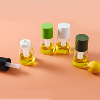 Outils de cuisine écologiques en bambou LFGB/BBQ/Grillades : Pulvérisateur de vinaigre, d'huile d'olive et de sauce soja, et broyeur d'herbes et d'épices