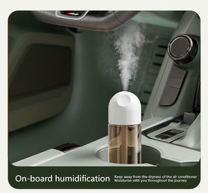 USB <strong>Mini</strong> 400ml Auto-Shut-Off Aromatherapy <strong>Humidifier</strong> Silent Portable for Cars Hotels Offices Households Made of Plastic - Product Image 5
