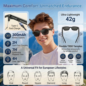 M02 Ultra 2026 New AI Smart <b>Glasses</b> 4K 800W <b>Camera</b> Photos&Video Bluetooth 5.4 &ENC ChatGPT Translation <b>Glasses</b> Music Sunglasses - Product Image 2