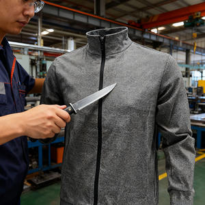 Jaket perlindungan pribadi serat ANSI Grade A6, jaket Anti potong kualitas tinggi, peralatan perlindungan pribadi, jaket Anti potong - Product Image 1