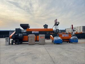 เครื่องอัดเม็ดพลาสติก HDPE ความเร็วสูง ใช้สำหรับผลิตท่อ วัสดุที่ผ่านการแปรรูป PP PE พร้อมมอเตอร์แบบสกรูแบริ่ง - Product Image 5