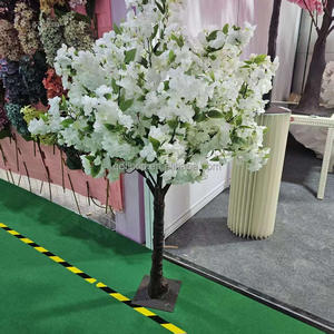 L78 Vente en gros de faux cerisiers en soie <span class=keywords><strong>les</strong></span> plus populaires Arbre à fleurs artificiel <span class=keywords><strong>Sakura</strong></span> rose pour décoration de table de mariage et d'événement - Product Image 6