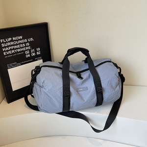 Sac de voyage léger et portable pour la douche, avec logo personnalisé, moderne, pour chaussures, séparation sec/humide, yoga, sport, bagage à roulettes - Product Image 6