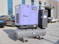 Compresseur d'air à vis haute pression 16 bars 20 bars 20 kW 15 kW 20 CV tout-en-un pour machine de découpe laser