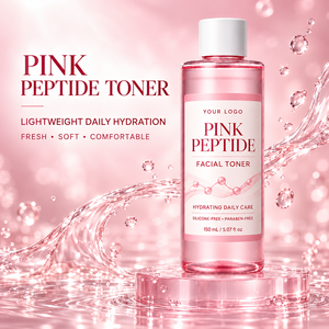 โทนเนอร์หน้าใสสูตรกุหลาบเกาหลี PDRN ไนอะซินาไมด์ เปปไทด์ สีชมพู สำหรับผิวกระจ่างใส ชุ่มชื้น และต่อต้านริ้วรอย - Product Image 2