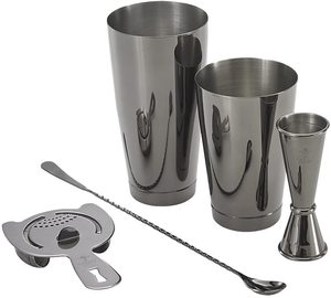 Wuyi Camol Tùy Chỉnh Màu Sắc <span class=keywords><strong>5Pcs</strong></span> Boston Cocktail Shaker <span class=keywords><strong>Set</strong></span>-750/600Ml Shaker Để Lọc-Thanh Công Cụ Kit Boston Cocktail Shaker - Product Image 3