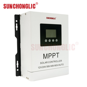 Sunchonglic 12V 24V 48V 60V tự động 60A chì Axit Gel cuộc sống PO 4 Li-ion pin sạc điều khiển MPPT năng lượng mặt trời sạc điều khiển - Product Image 2