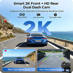 Caméra embarquée 4G double objectif 1080P pour gestion de flotte, enregistreur de conduite (DVR) avec suivi GPS, stockage cloud et visualisation en direct - Product Image 2
