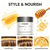 Crème Coiffante Professionnelle Huile d'Argan Acides Aminés Miel Collagène Rafraîchissante Non Grasse Tenue Longue Durée Marque Privée Personnalisée