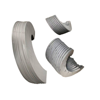 Lame spirale hélicoïdale rotative sans arbre en acier inoxydable, lame continue pour convoyeur, pièce de rechange personnalisée pour lame spirale CNC