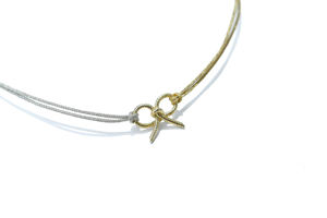 Bracelet multicolore avec nœud et diamants en or 14 carats, bijoux fins, vente en gros, fabricant sur mesure, OEM ODM, usine de bijoux, cadeau pour femme - Product Image 4