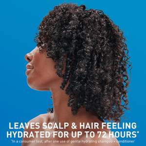 Shampoo hydratant doux 100% USA 12 Fl Oz avec céramides et acide hyaluronique pour des cheveux doux et sains, hydratation du cuir chevelu - Product Image 6