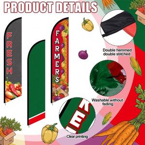 Banderas de Playa Portátiles Impermeables Promocionales, Asta de Aluminio, Sublimación a Doble Cara, Bandera Publicitaria para Tiendas de Cigarrillos - Product Image 2