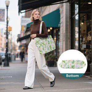 Sac fourre-tout matelassé léger et écologique avec compartiment pour ordinateur portable et sangle pour bagage, logo personnalisé - Product Image 5
