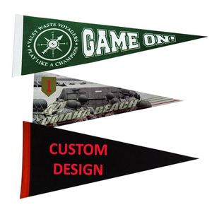 Banderines de Fieltro Coloridos con Impresión Personalizada del Fabricante, Banderas Personalizadas - Product Image 1