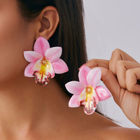 Collier pour femme en fil ciré avec fleur tridimensionnelle, style Ins doux, chaîne en bambou, accessoires transfrontaliers euro-américains